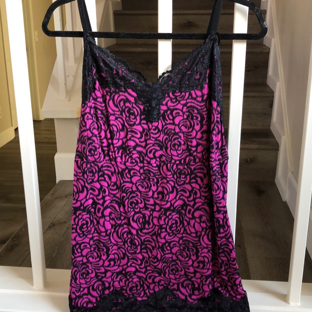Lane Bryant Purple & black Tank Top 14/16